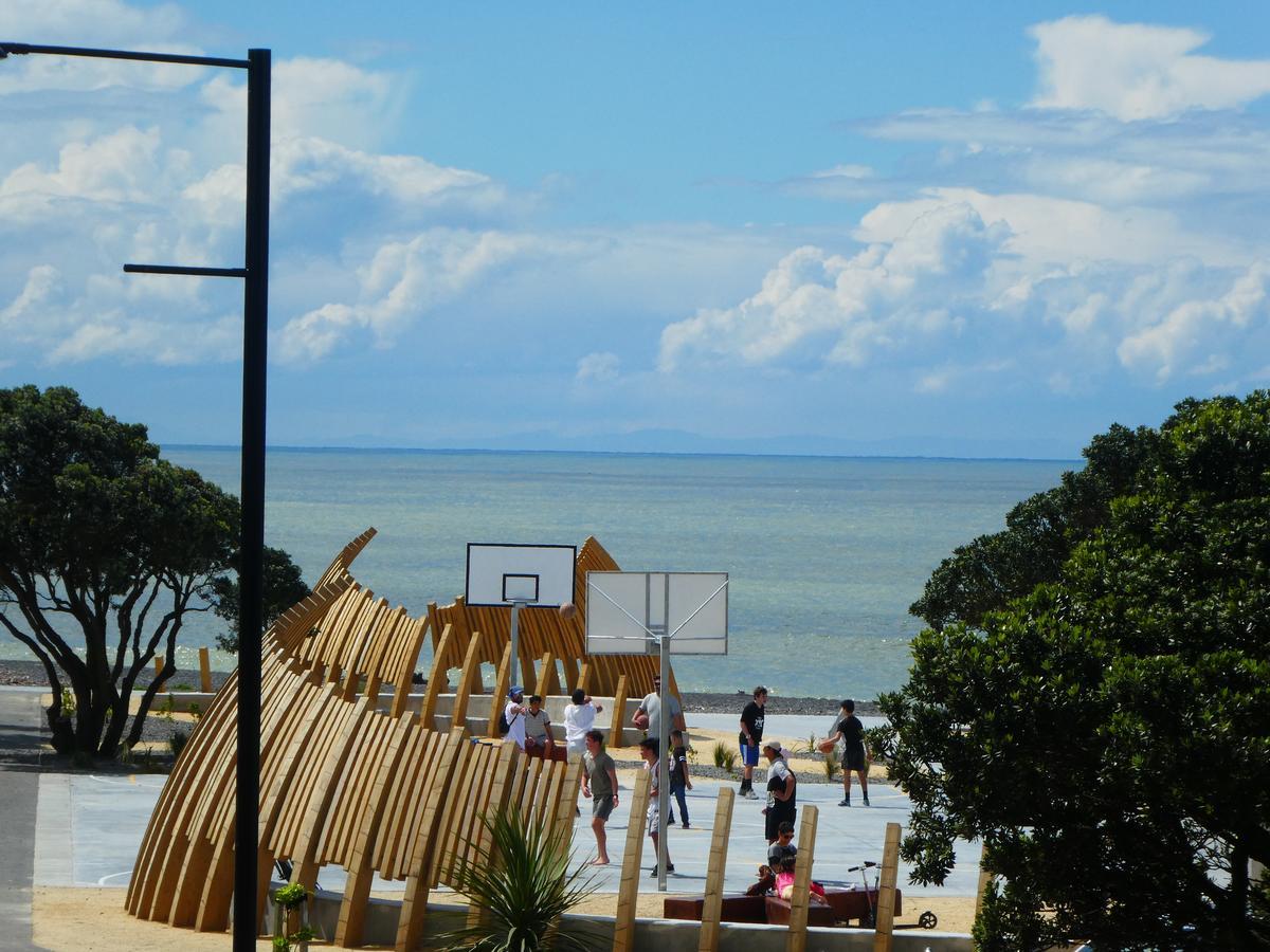 ホテル Sea Breeze ネーピア エクステリア 写真